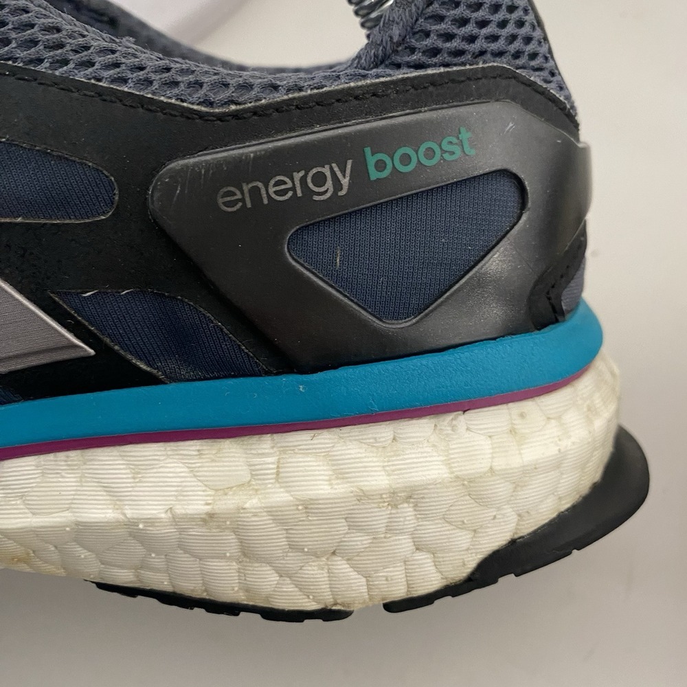 Adidas Shoes Women Size 10.5 Energy Boost Gray Athletic Running Sneakers 4112 - Picture 16 of 16